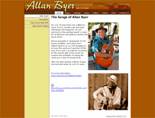 Tablet Screenshot of allanbyer.com